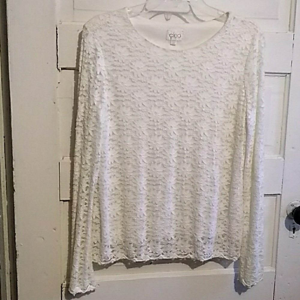 Cleo Lace shirt with liner size L